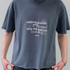 Quote Tee Faded Indigo