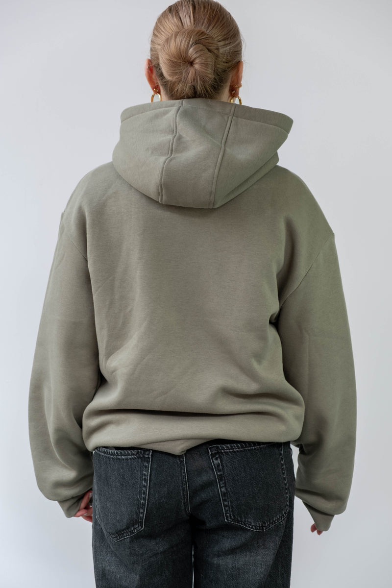 Logo-Hoodie Olivgrün