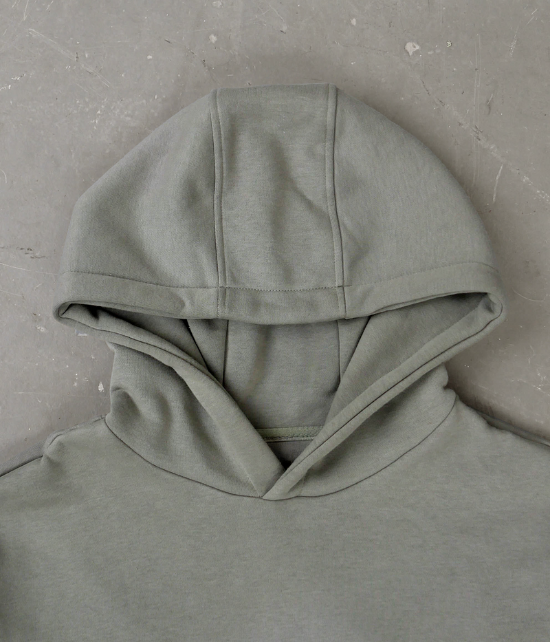 Logo-Hoodie Olivgrün