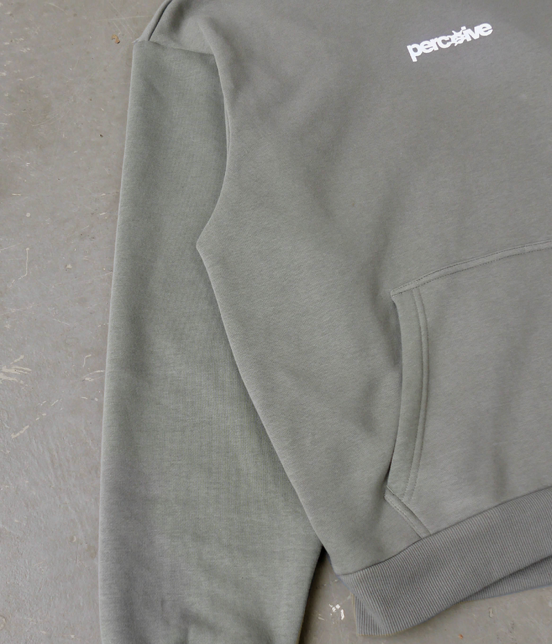 Logo-Hoodie Olivgrün