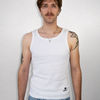 Weißes Basic-Tanktop